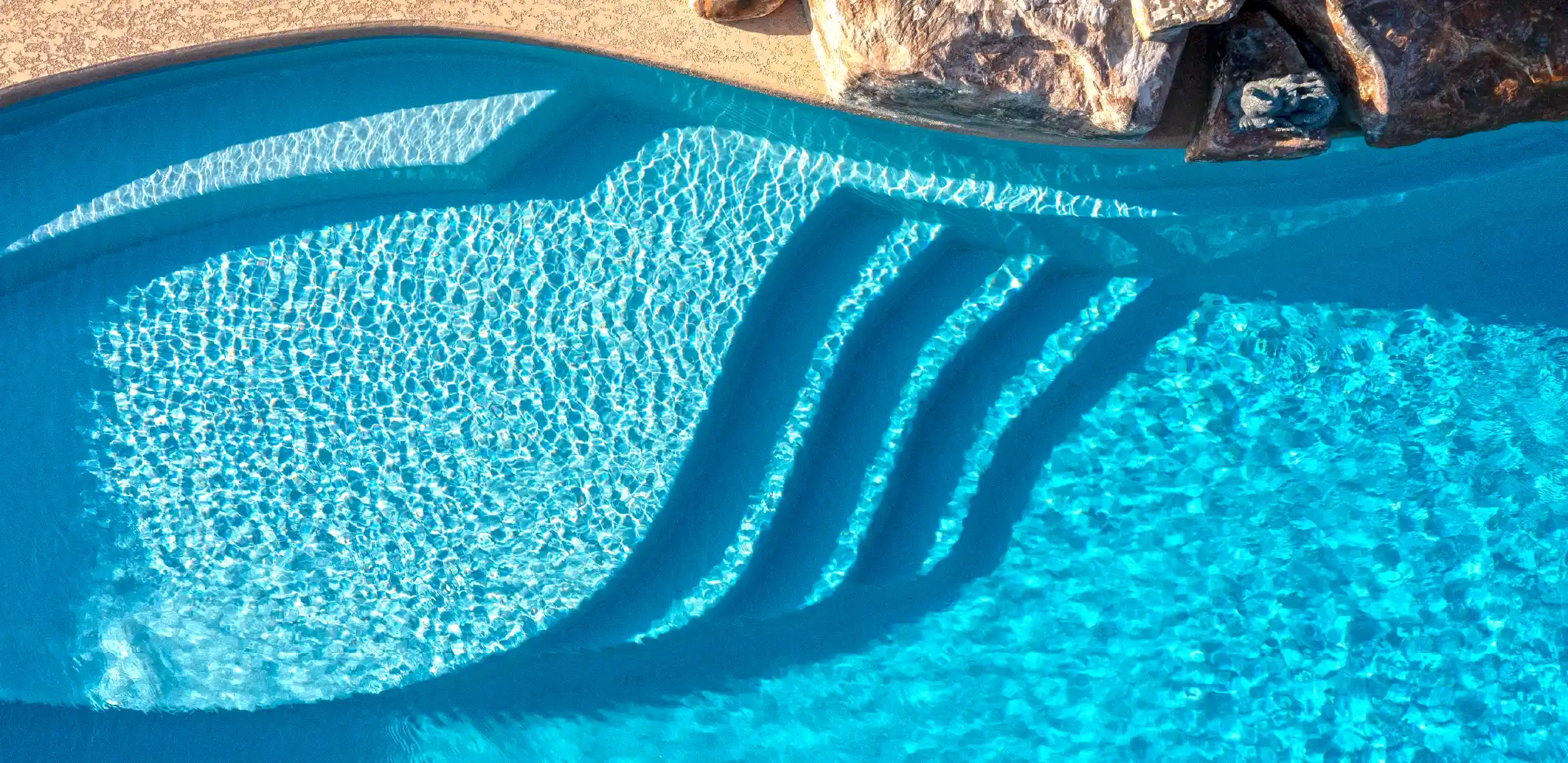 Key Features of the Aria Backyard Fiberglass Pool Design