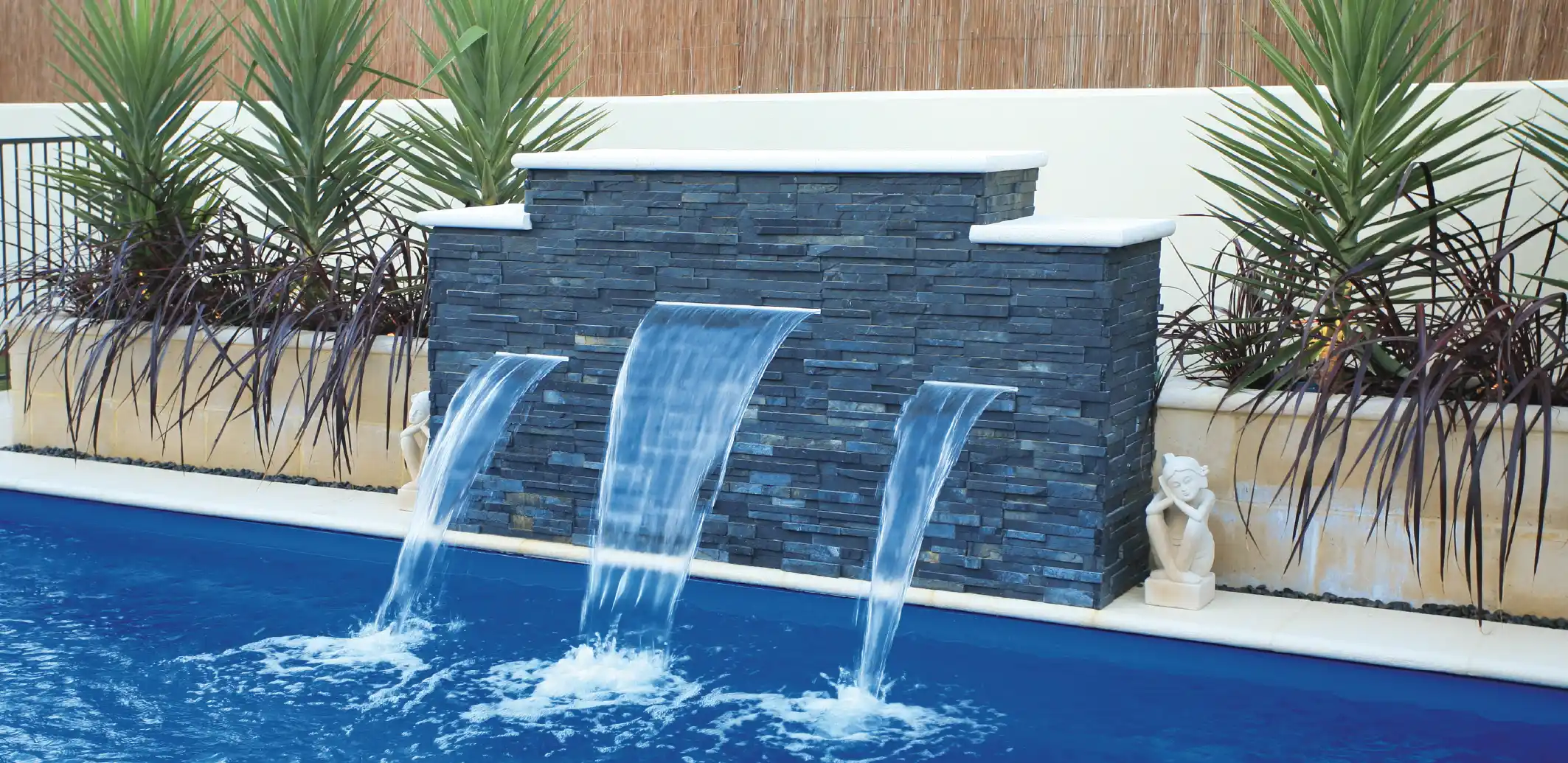 Pool enhancements: water features