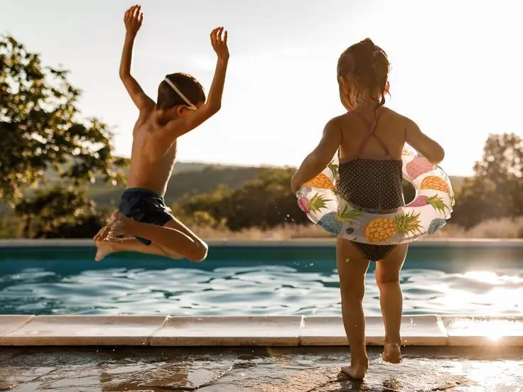 Pool safety tips: Never Leave Children Unattended 