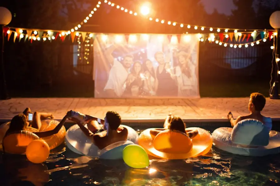Why Add an Outdoor Theater to your Pool Area?